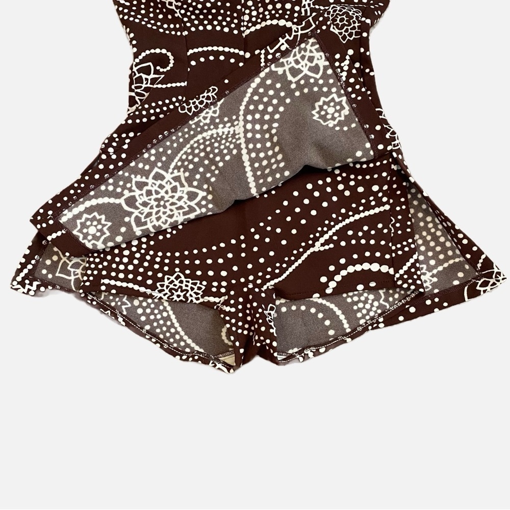 Vintage 1960s/1970s Maillot Swimsuit Print Skirted Bathing Suit Jantzen Size 12 - Picture 6 of 13